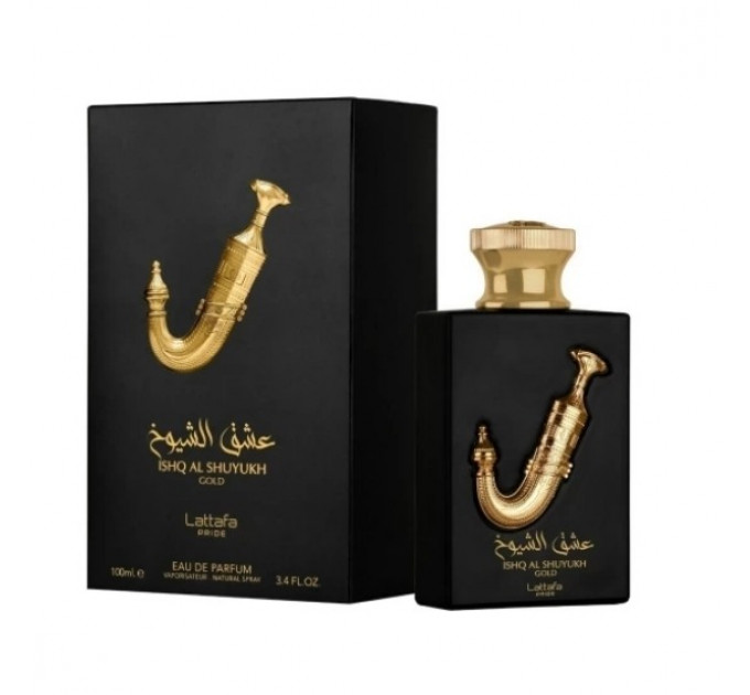 Купить  Парфюмерная вода Lattafa Ishq Al Shuyukh Gold в интернет магазин aroma-online.ru