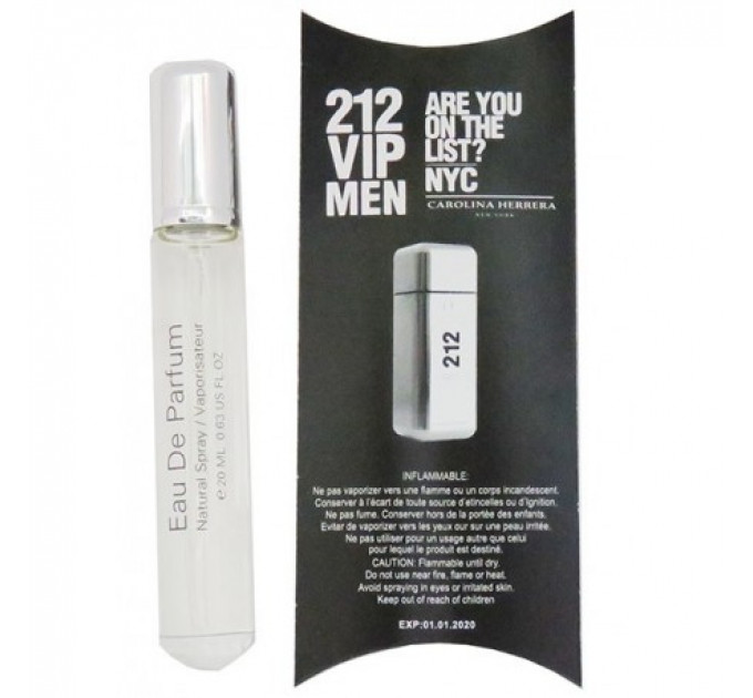 CAROLINA HERRERA 212 VIP 20ml M