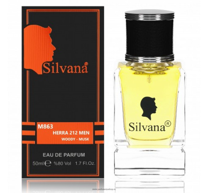 SILVANA M863 HERRA 212 MEN (CAROLINA HERRERA NEW YORK MEN) 50 ML