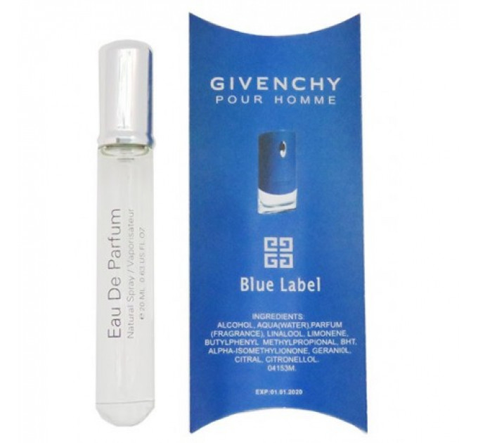 GIVENCHY BLUE LABEL 20ml M