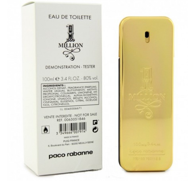 PACO RABANNE 1MILYON GOLD 100ml tester
