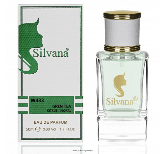 2216, SILVANA W433 GREEN TEA (ELIZABETH ARDEN GREEN TEA) 50 ML, W433, 1 999.00 р., Silvana 50, Silvana, Парфюмерная вода Silvana