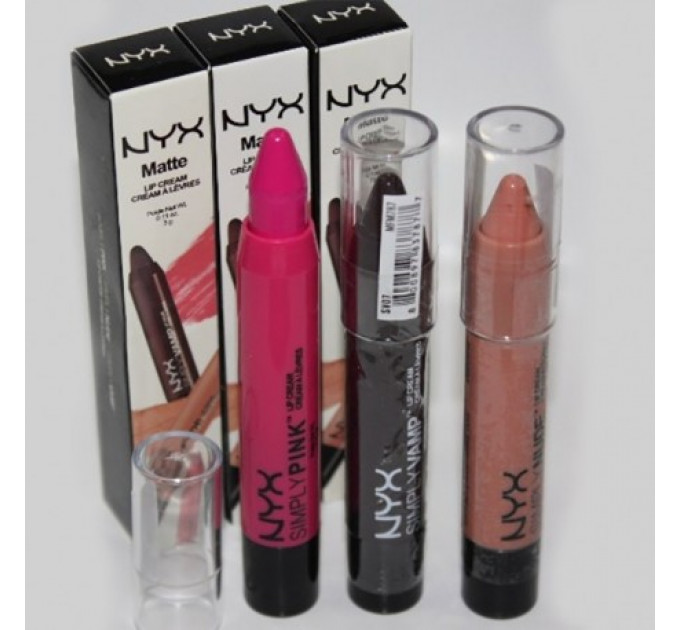 Помада карандаш матовая Nyx 12цв