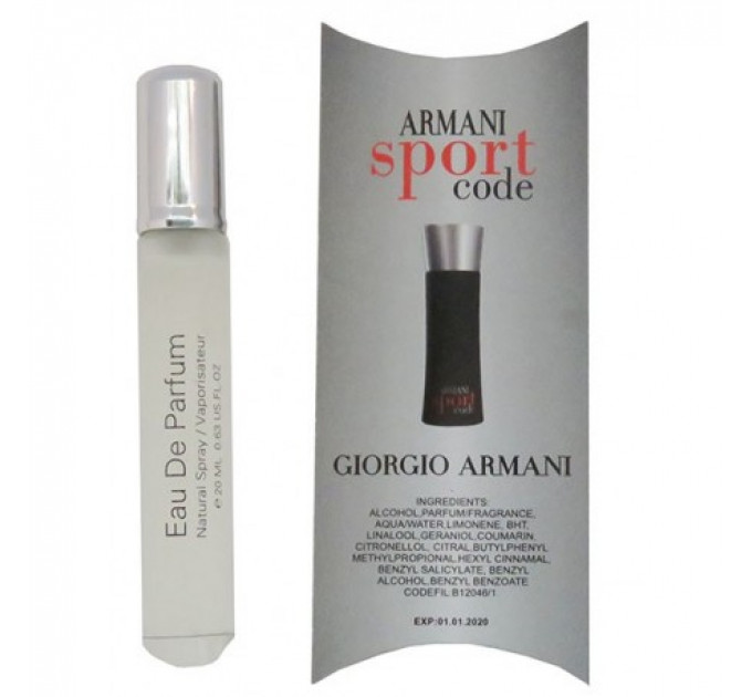 G.A.ARMANI COD SPORT 20ml M