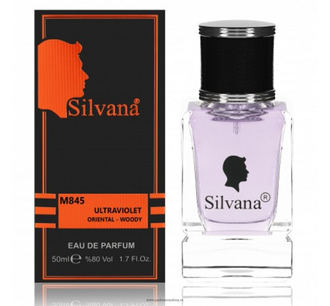 2110, SILVANA M845 ULTRAVIOLET (PACO RABANNE ULTRAVIOLET MEN) 50 ML, M845, 700.00 р., Silvana 50, Silvana, Парфюмерная вода Silvana