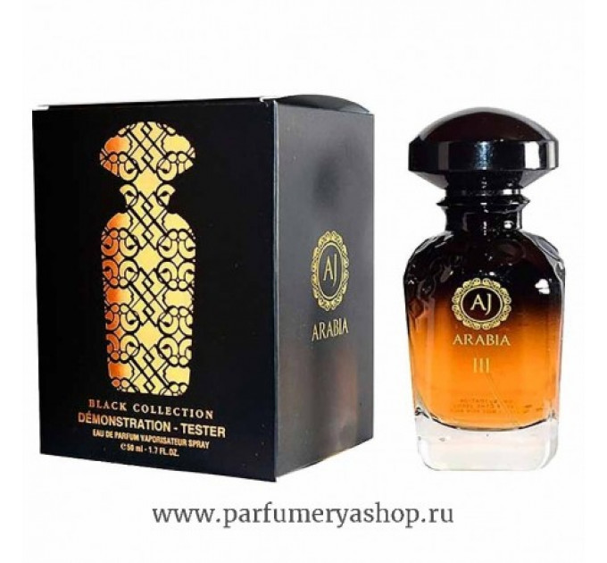 AJ ARABIA BLACK COLLECTION TESTER № 3 50ml UNISEX