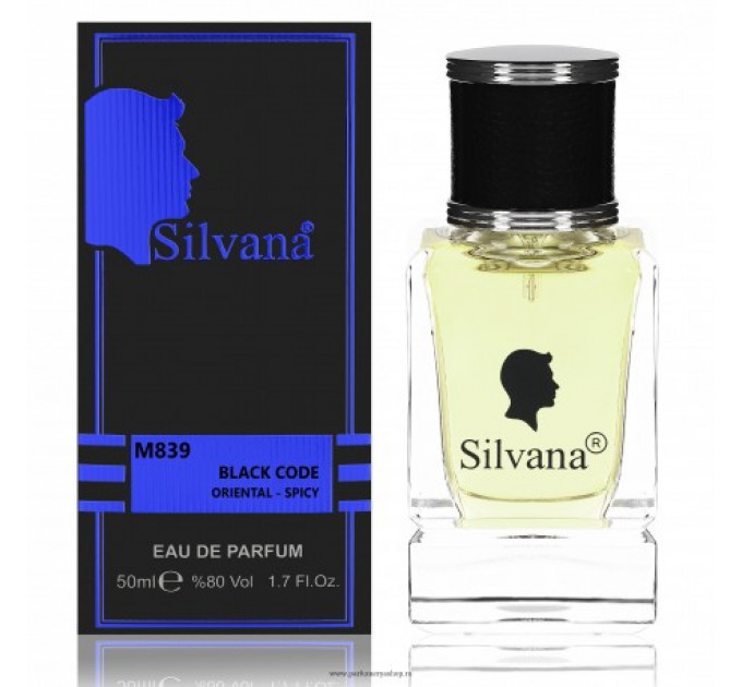 2140, SILVANA M839 BLACK CODE (GIORGIO ARMANI BLACK CODE) 50 ML, M839, 1 999.00 р., Silvana 50, Silvana, Парфюмерная вода Silvana