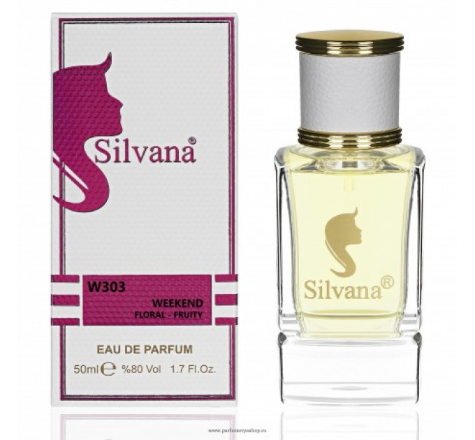 1052, SILVANA W303 WEEKEND (BARBERRY WEEKEND) 50 ML, W303, 1 999.00 р., Silvana 50, Silvana, Парфюмерная вода Silvana