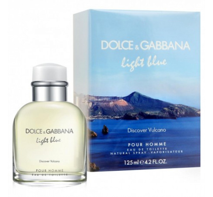 DOLCE & GABBANA LIGHT BLUE DISCOVER VULCANO POUR HOMME 125ml
