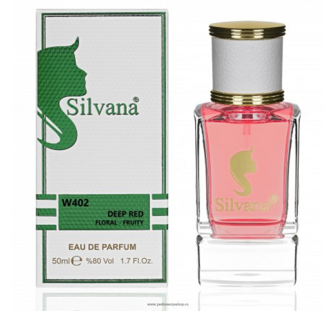 2169, SILVANA W402 DEEP RED (HUGO BOSS DEEP RED FOR WOMEN) 50 ML, W402, 1 999.00 р., Silvana 50, Silvana, Парфюмерная вода Silvana