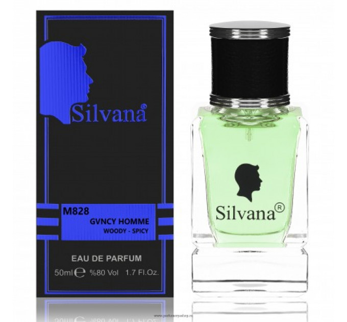 2136, SILVANA M828 GVNCY HOMME (GIVENCHY POUR HOMME) 50 ML, M828, 1 999.00 р., Silvana 50, Silvana, Парфюмерная вода Silvana