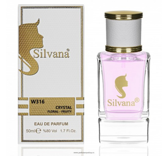 1960, SILVANA W316 CRYSTAL (VERSACE BRIGHT CRYSTAL) 50 ML, W316, 1 999.00 р., Silvana 50, Silvana, Парфюмерная вода Silvana
