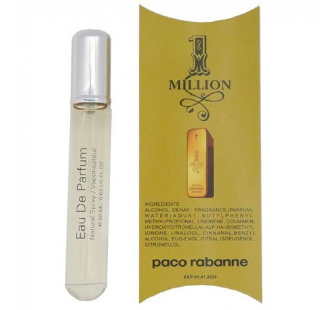 PACO RABANNE 1MILYON GOLD 20ml M